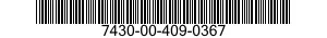 7430-00-409-0367 TYPEWRITER,MAGNETIC TAPE 7430004090367 004090367