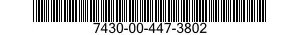 7430-00-447-3802  7430004473802 004473802