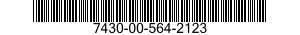 7430-00-564-2123  7430005642123 005642123