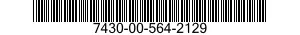 7430-00-564-2129  7430005642129 005642129
