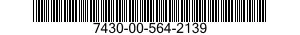 7430-00-564-2139  7430005642139 005642139