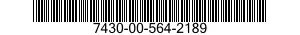 7430-00-564-2189  7430005642189 005642189