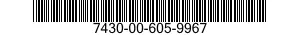 7430-00-605-9967 TYPEWRITER-PUNCH-READER,TAPE 7430006059967 006059967