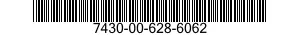 7430-00-628-6062  7430006286062 006286062