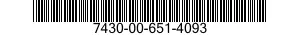 7430-00-651-4093  7430006514093 006514093