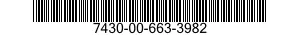7430-00-663-3982  7430006633982 006633982