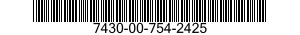 7430-00-754-2425 COMPOSING MACHINE,CHANGEABLE TYPE-PLATE STYLE 7430007542425 007542425