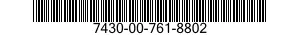 7430-00-761-8802  7430007618802 007618802