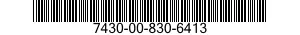 7430-00-830-6413  7430008306413 008306413