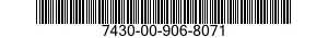 7430-00-906-8071  7430009068071 009068071