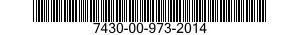 7430-00-973-2014  7430009732014 009732014