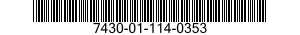7430-01-114-0353 KEYTOP,KEYBOARD 7430011140353 011140353
