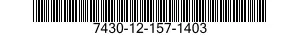 7430-12-157-1403 TYPEWRITER 7430121571403 121571403