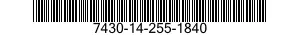 7430-14-255-1840  7430142551840 142551840
