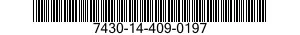 7430-14-409-0197  7430144090197 144090197