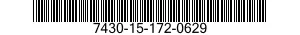 7430-15-172-0629 MACCHINA DA SCRIVER 7430151720629 151720629