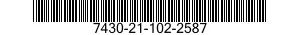 7430-21-102-2587  7430211022587 211022587
