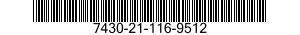 7430-21-116-9512 CASE,FIELD,OFFICE MACHINE 7430211169512 211169512