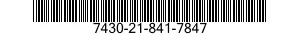 7430-21-841-7847  7430218417847 218417847