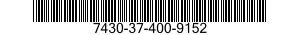 7430-37-400-9152  7430374009152 374009152