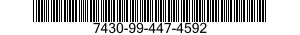 7430-99-447-4592  7430994474592 994474592