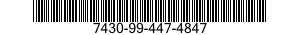 7430-99-447-4847  7430994474847 994474847