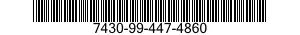 7430-99-447-4860  7430994474860 994474860