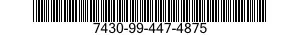 7430-99-447-4875  7430994474875 994474875