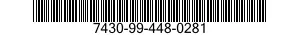7430-99-448-0281  7430994480281 994480281
