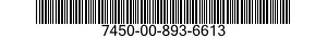 7450-00-893-6613 BELT,SOUND RECORDING 7450008936613 008936613