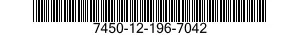 7450-12-196-7042 RECORDER-REPRODUCER SET,SOUND 7450121967042 121967042