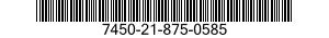 7450-21-875-0585 CAM 7450218750585 218750585