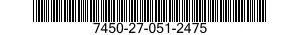 7450-27-051-2475 RECORDER,SOUND 7450270512475 270512475