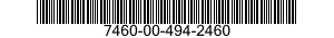 7460-00-494-2460  7460004942460 004942460
