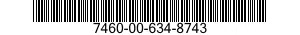 7460-00-634-8743  7460006348743 006348743