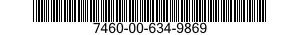 7460-00-634-9869  7460006349869 006349869