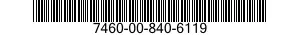 7460-00-840-6119  7460008406119 008406119