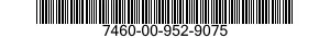 7460-00-952-9075  7460009529075 009529075