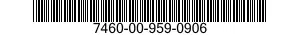 7460-00-959-0906  7460009590906 009590906