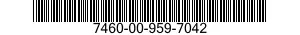 7460-00-959-7042  7460009597042 009597042