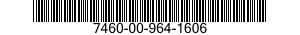 7460-00-964-1606  7460009641606 009641606