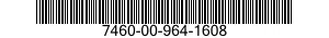 7460-00-964-1608  7460009641608 009641608