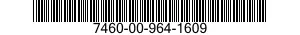7460-00-964-1609  7460009641609 009641609