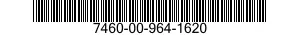 7460-00-964-1620  7460009641620 009641620