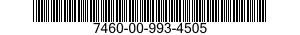 7460-00-993-4505  7460009934505 009934505
