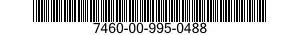 7460-00-995-0488  7460009950488 009950488