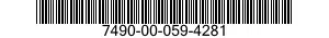 7490-00-059-4281 LEVER,INK ROLL 7490000594281 000594281