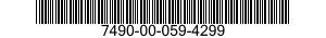 7490-00-059-4299  7490000594299 000594299