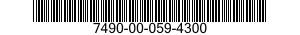 7490-00-059-4300  7490000594300 000594300