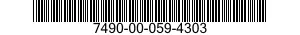 7490-00-059-4303 WORM INKER 7490000594303 000594303